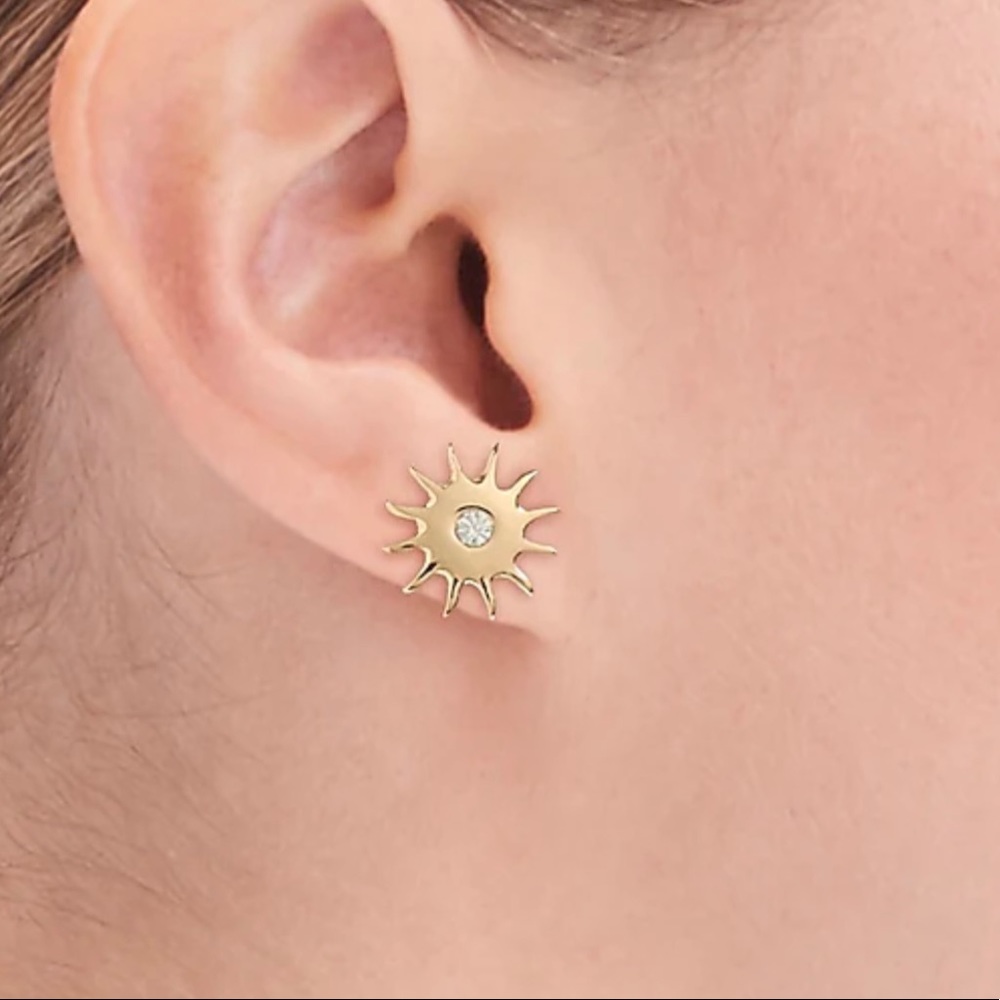 2/$25 J Crew Sun Stud Earrings- NWT